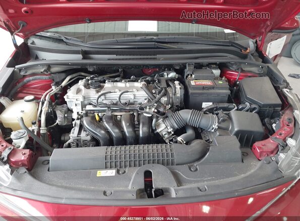 JTDEPMAE2NJ214282 2022 TOYOTA COROLLA Темно-бордовый Вид сзади