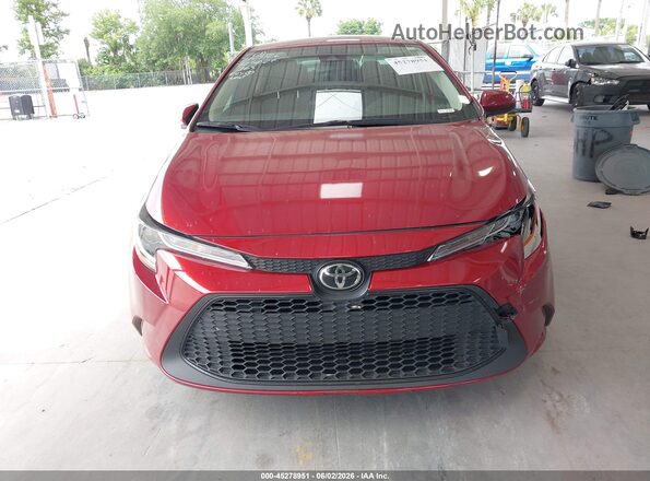 JTDEPMAE2NJ214282 2022 TOYOTA COROLLA Темно-бордовый Вид щитка приборов