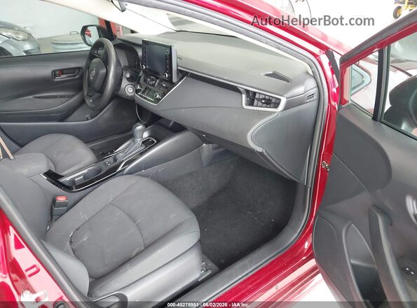 JTDEPMAE2NJ214282 2022 TOYOTA COROLLA Темно-бордовый Вид салона спереди
