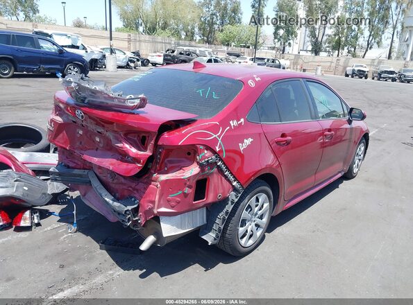 JTDEPMAE2NJ228151 2022 TOYOTA COROLLA Red 