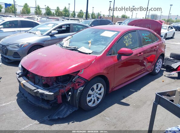 JTDEPMAE2NJ228151 2022 TOYOTA COROLLA Red 