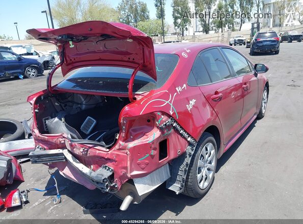 JTDEPMAE2NJ228151 2022 TOYOTA COROLLA Red 
