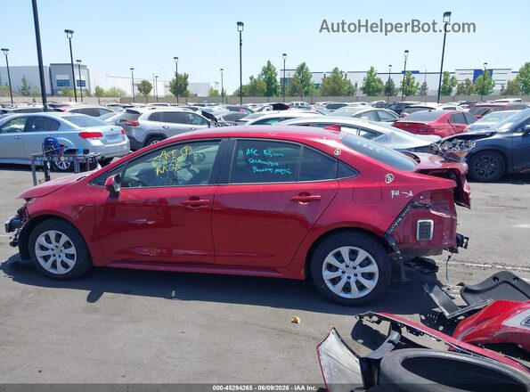 JTDEPMAE2NJ228151 2022 TOYOTA COROLLA Red 