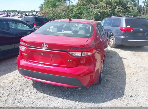 JTDEPMAE3MJ127473 2021 TOYOTA COROLLA Red Задня права чверть
