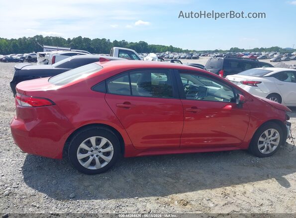 JTDEPMAE3MJ127473 2021 TOYOTA COROLLA Red Вид задньої частини салону