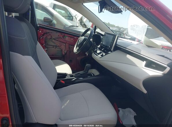 JTDEPMAE3MJ127473 2021 TOYOTA COROLLA Red Вид салону спереду