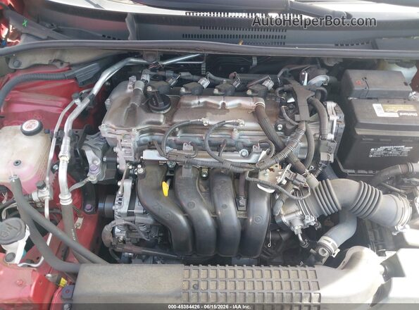 JTDEPMAE3MJ127473 2021 TOYOTA COROLLA Red Вид ззаду