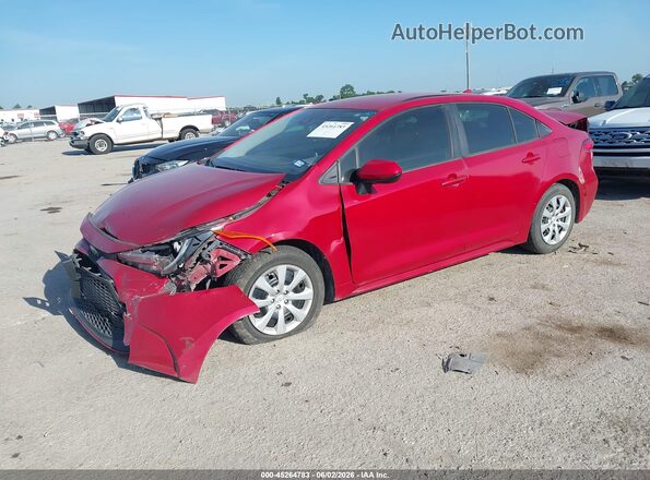 JTDEPMAE3MJ145214 2021 TOYOTA COROLLA Red Front left