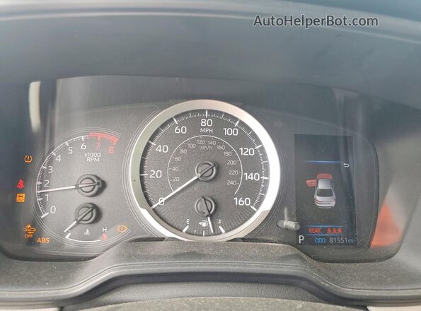 JTDEPMAE3MJ155998 2021 TOYOTA COROLLA Gray Vista del cuadro de instrumentos