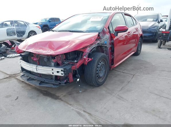 JTDEPMAE4MJ124629 2021 TOYOTA COROLLA Red Front left