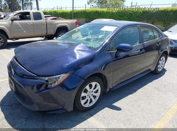JTDEPMAE4MJ166931 2021 TOYOTA COROLLA Blue Առջևի ձախ երեք քառորդ տեսարան