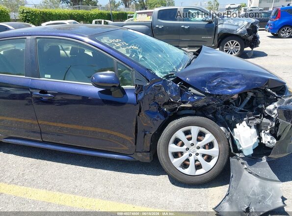 JTDEPMAE4MJ166931 2021 TOYOTA COROLLA Blue Սարքավորումների վահանակի տեսք
