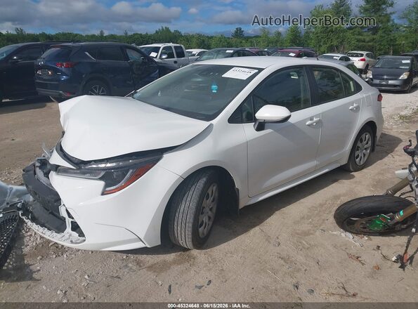 JTDEPMAE4N3022253 2022 TOYOTA COROLLA White Vista tres cuartos delantera izquierda