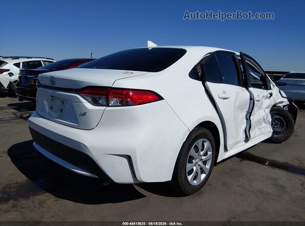 JTDEPMAE4N3033432 2022 TOYOTA COROLLA White Задня права чверть