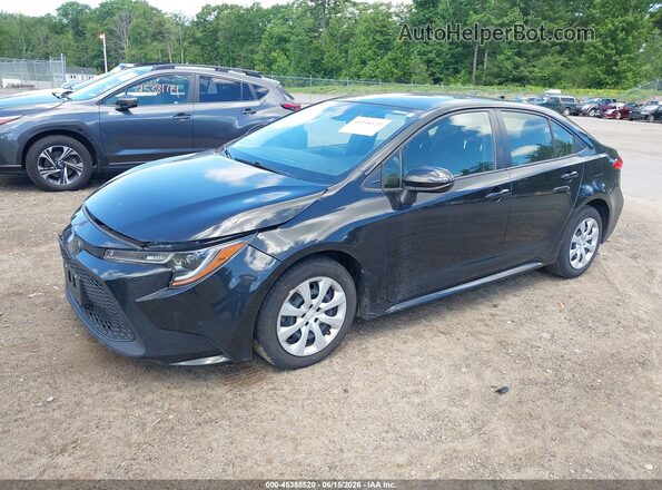 JTDEPMAE4NJ221623 2022 TOYOTA COROLLA Black Առջևի ձախ երեք քառորդ տեսարան