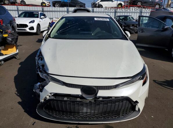 JTDEPMAE5MJ136367 2021 TOYOTA COROLLA White Դիմացի տեսք