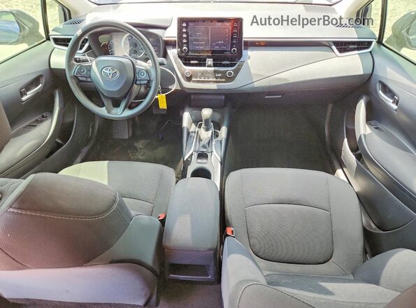 JTDEPMAE5MJ159700 2021 TOYOTA COROLLA Blue Вид панелі приладів