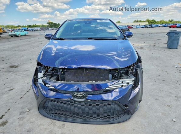 JTDEPMAE5MJ159700 2021 TOYOTA COROLLA Blue Вид спереду