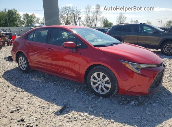 JTDEPMAE5MJ190204 2021 TOYOTA COROLLA Red Przód prawy