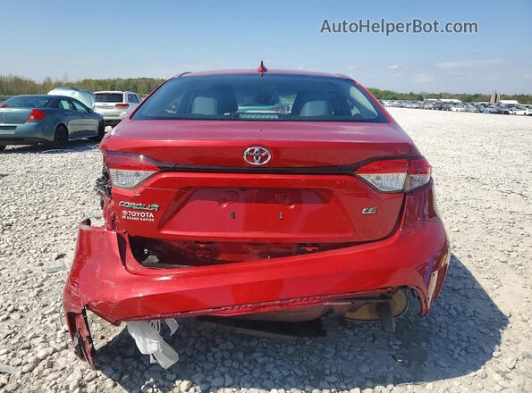 JTDEPMAE5MJ190204 2021 TOYOTA COROLLA Red Widok z tyłu