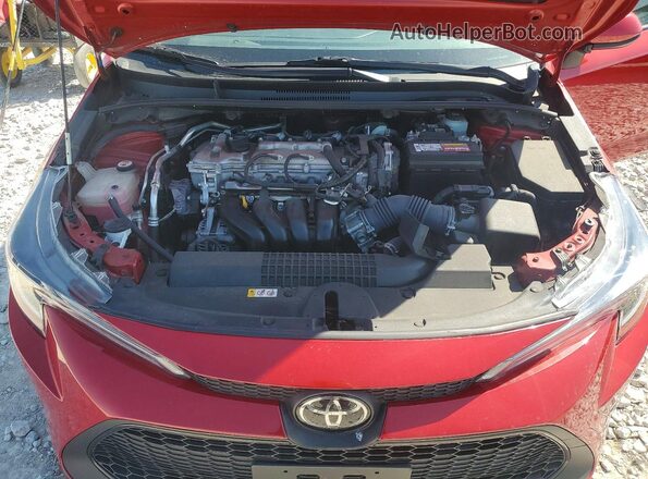 JTDEPMAE5MJ190204 2021 TOYOTA COROLLA Red Widok wnętrza z tyłu
