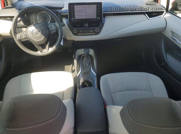 JTDEPMAE5MJ190204 2021 TOYOTA COROLLA Red Widok deski rozdzielczej