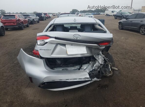 JTDEPMAE5N3025226 2022 TOYOTA COROLLA Серебряный Вид сзади
