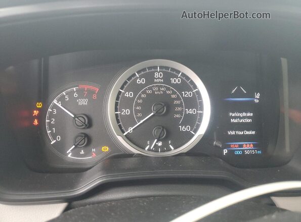 JTDEPMAE5N3025226 2022 TOYOTA COROLLA Серебряный Вид щитка приборов