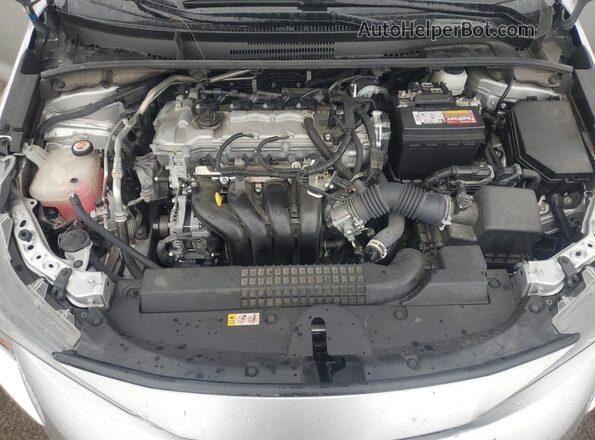 JTDEPMAE5N3025226 2022 TOYOTA COROLLA Серебряный Вид задней части салона