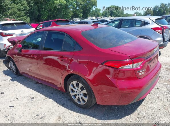 JTDEPMAE5NJ194626 2022 TOYOTA COROLLA Red Задня ліва чверть