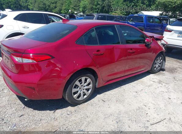 JTDEPMAE5NJ194626 2022 TOYOTA COROLLA Red Задня права чверть
