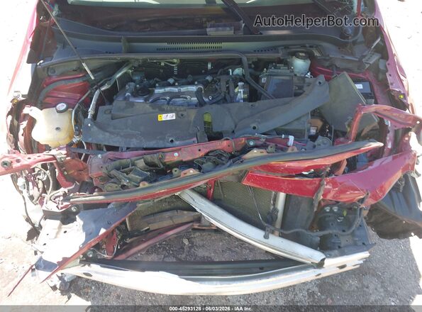 JTDEPMAE5NJ194626 2022 TOYOTA COROLLA Red Вид ззаду