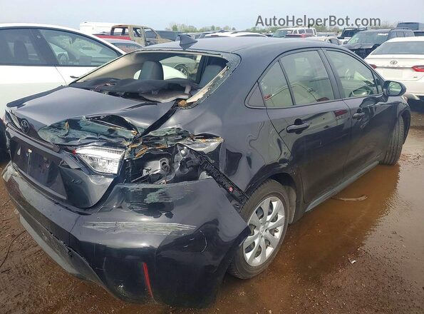 JTDEPMAE5NJ201252 2022 TOYOTA COROLLA Черный Задняя правая четверть