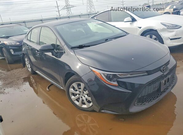 JTDEPMAE5NJ201252 2022 TOYOTA COROLLA Черный Передняя правая четверть