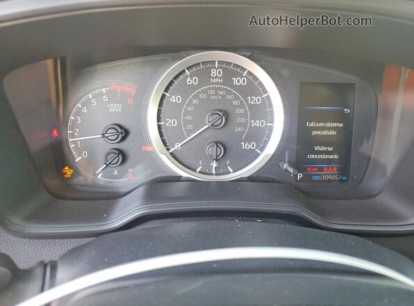 JTDEPMAE6MJ131890 2021 TOYOTA COROLLA Gray Սարքավորումների վահանակի տեսք