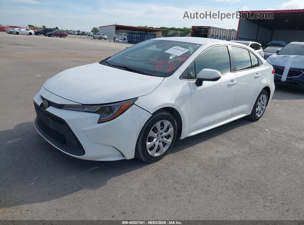 JTDEPMAE6MJ151802 2021 TOYOTA COROLLA Белый Передняя левая четверть