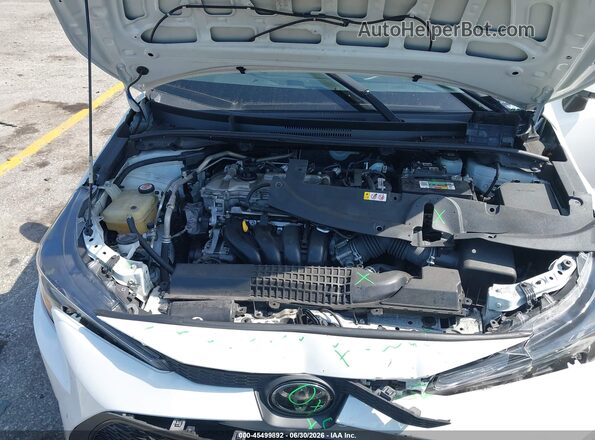 JTDEPMAE6MJ182371 2021 TOYOTA COROLLA White Вид ззаду