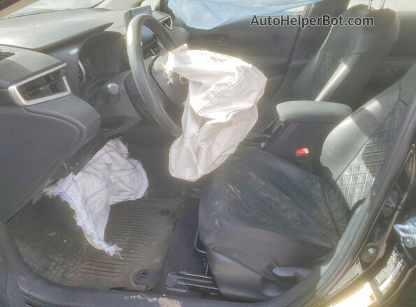 JTDEPMAE6NJ204550 2022 TOYOTA COROLLA Black Вид салону спереду