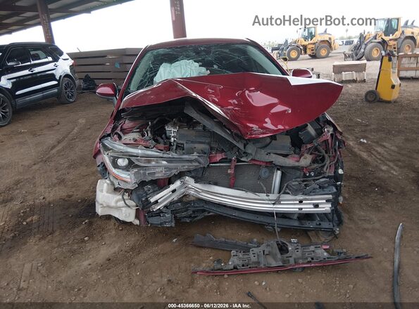 JTDEPMAE6NJ224992 2022 TOYOTA COROLLA Red წინა ხედი