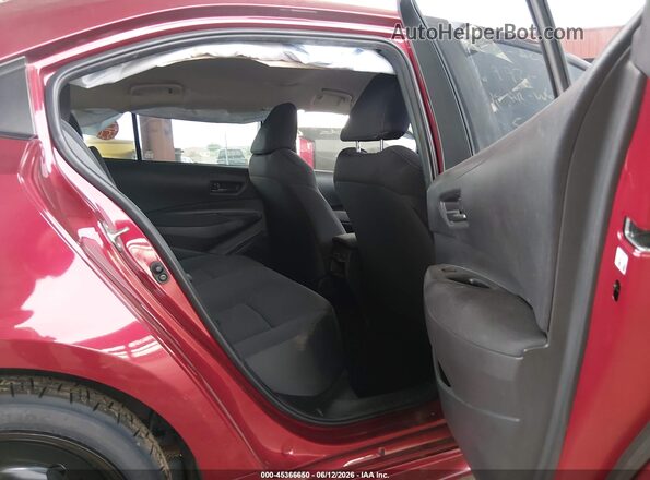 JTDEPMAE6NJ224992 2022 TOYOTA COROLLA Red VIN კოდის სტიკერის ხედი
