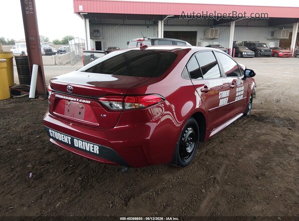 JTDEPMAE6NJ224992 2022 TOYOTA COROLLA Red უკანა მარჯვენა