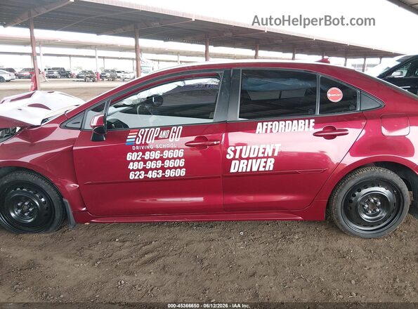 JTDEPMAE6NJ224992 2022 TOYOTA COROLLA Red სალონის 360-გრადუსიანი ხედი