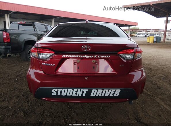 JTDEPMAE6NJ224992 2022 TOYOTA COROLLA Red 