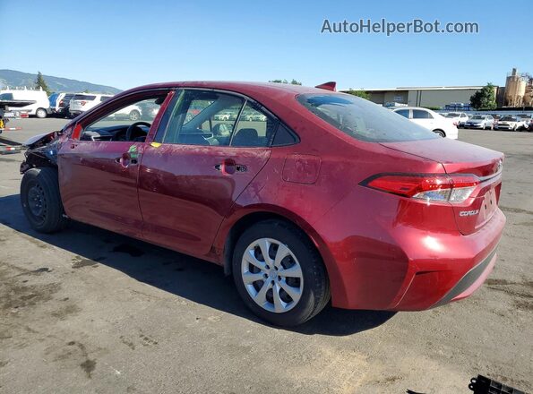 JTDEPMAE6NJ232221 2022 TOYOTA COROLLA Бордовый Задняя левая четверть
