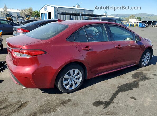 JTDEPMAE6NJ232221 2022 TOYOTA COROLLA Бордовый Задняя правая четверть