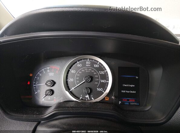 JTDEPMAE7MJ154398 2021 TOYOTA COROLLA Silver Вид задніх сидінь