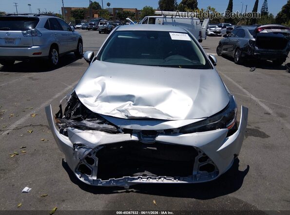 JTDEPMAE7N3032825 2022 TOYOTA COROLLA Silver Widok wnętrza z tyłu