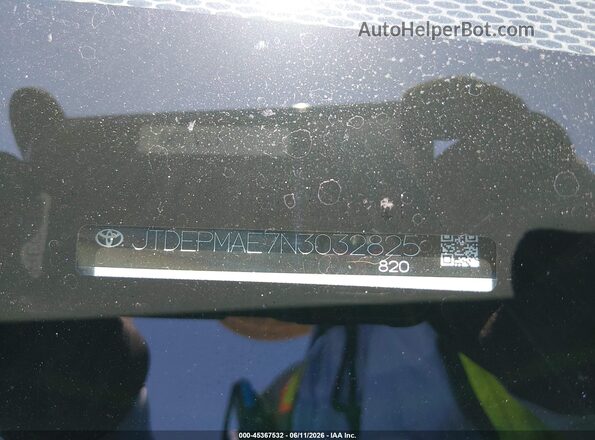 JTDEPMAE7N3032825 2022 TOYOTA COROLLA Silver Widok komory silnika
