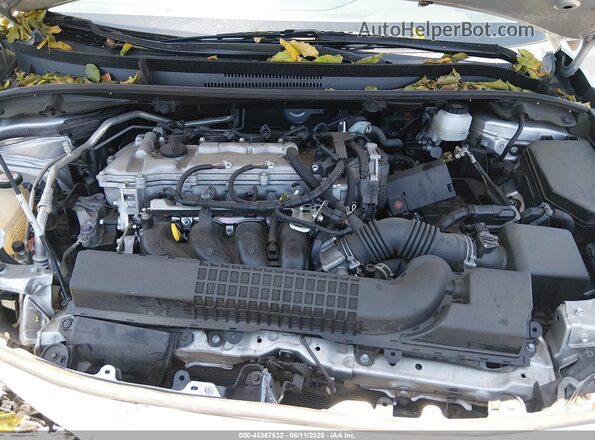 JTDEPMAE7N3032825 2022 TOYOTA COROLLA Silver Widok z tyłu