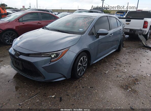 JTDEPMAE9MJ125372 2021 TOYOTA COROLLA Blue Vista tres cuartos delantera izquierda